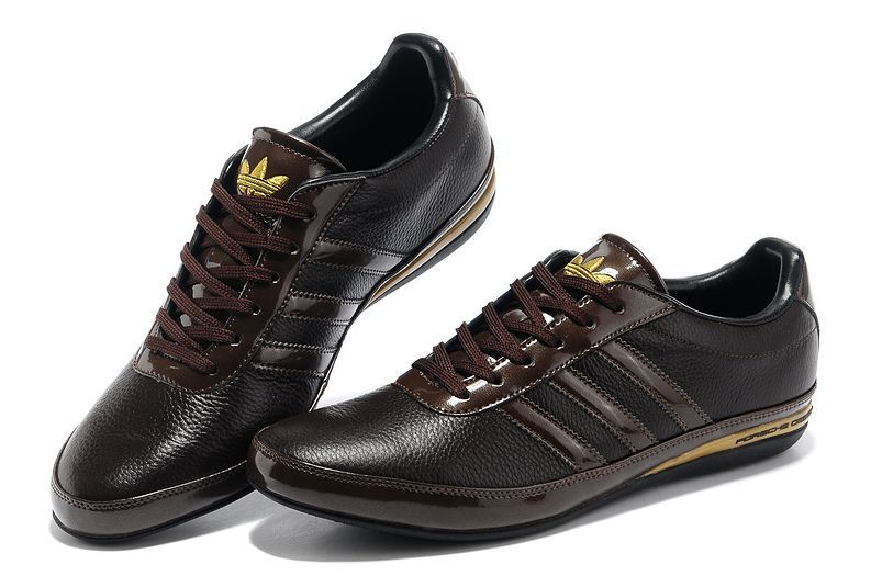 Adidas Porsche Design S3 коричневые с золотым (40-44)