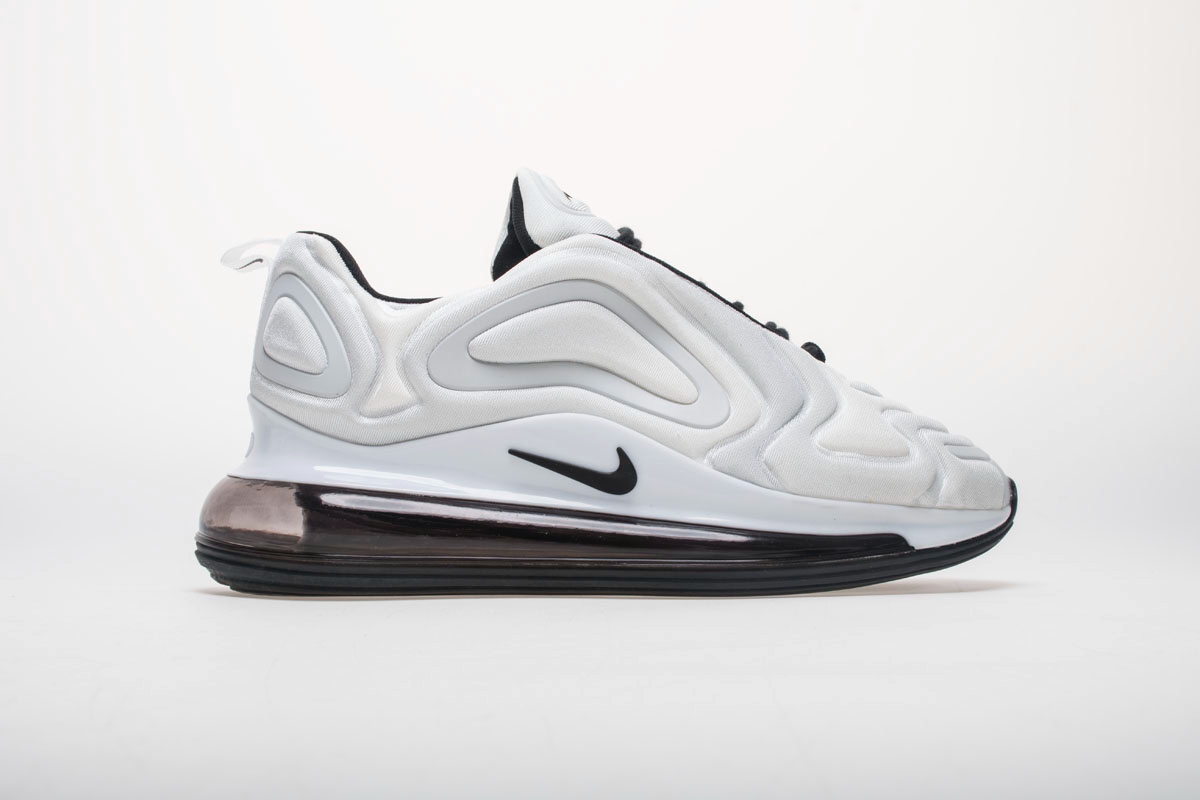 Nike Air Max 720 White/Black, белый с черным, нейлон, мужские, женские