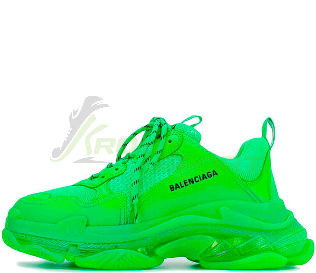  Balenciaga Triple S Clear Sole Green
