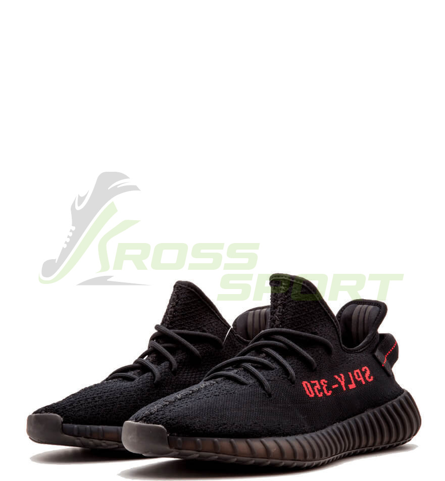 Adidas Yeezy Boost 350 V2 Black Red (Non-Reflective)