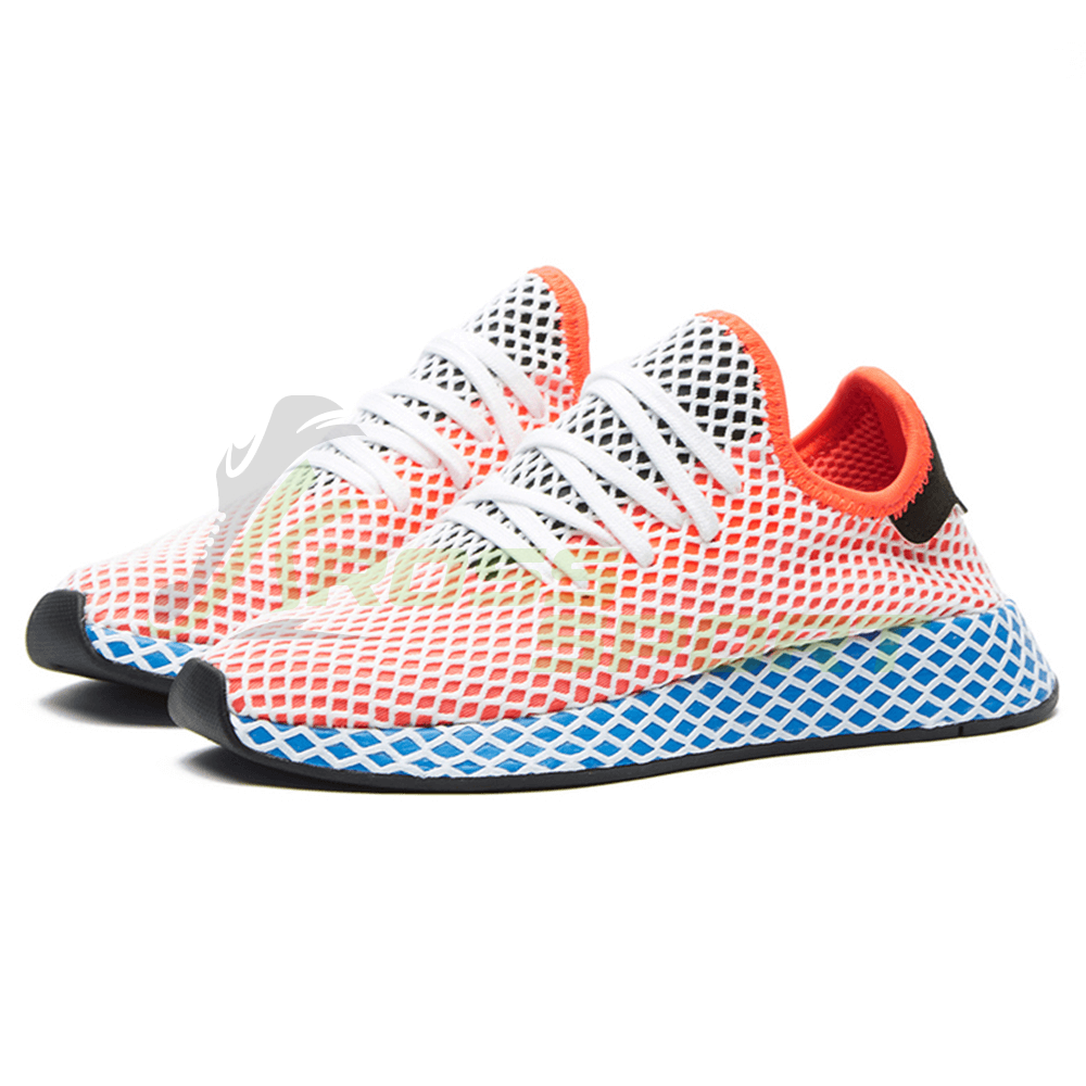  Adidas Deerupt Runner Sol Red/Blue Bir